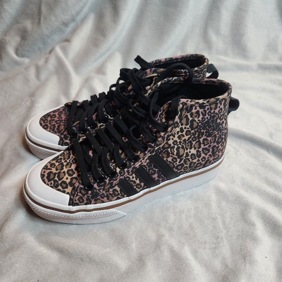 Adidas nizza high top platform sneakers - Picture 3 of 9
